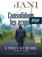 Le Parcours Électif de Félix Antoine Tshisekedi Président de La République Démocratique Du Congo