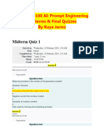 UGRD AI6100 AI Prompt Engineering - Midterms - Final Quizzes by Kuya Jarmz Ver 2.O