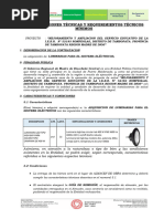 Especificaciones Técnicas Luminaria (Menor A 8uit)