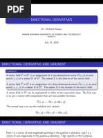 Directional Derivative