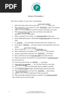 Modals of Probability 1 and 2