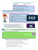 1sesión de Ciencia y Tecnología - SOS Cuidemos El Medio Ambiente