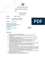 Examen Parcial Minería Subterránea - Alvaro Allen Ccachura Muñoz