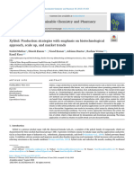 Xylitol - Production Strategies With Emphasis On Biotechnological Approach, Scale Up, and Market Trends