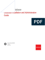 Oracle 19c - Oracle Database Installation and Administration Guide Fujitsu Bs2000