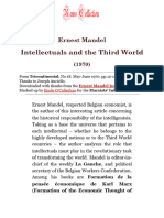 (Mandel) Intellectuals and The Third World