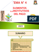 Tema #4 Elementos Constitutivos Del Pago