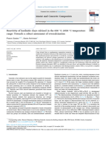 Reactivity of Kaolinitic Clays Calcined in The Temperature 650 A 1050