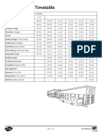 Reading A Bus Timetable Go Respond Activity Sheet