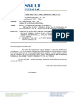 Carta para El Gore Remite Aprobacion de Planos Pavimento Jr.