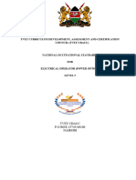 OS Electrical Operator Level 5 (Power Option)