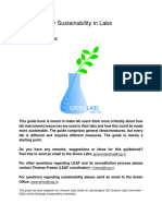 Guidebook For Sustainability in Labs 21-12-22