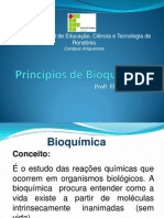 PRINCÍPIOS DA BIOQUÍMICA - Água e Sais Minerais.