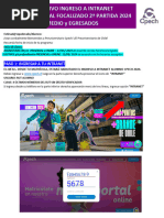 Instructivo Ingreso Intranet FOCALIZADO ANUAL 2a PARTIDA 2024