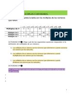 Dossier de Multiplos y Divisores