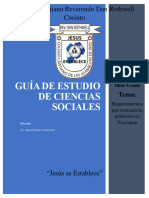 Guía de Estudio para Ciencias Sociales 10mo