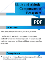 Biotic and Abiotic Components