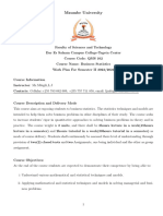 QMS 102 Course Plan