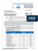 Maharashtra Pollution Control Board: SR No Product Maximum Quantity UOM