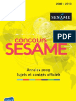 Sesame Annales 2009-2010