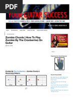 Zombie Chords by The Cranberries Your Guitar Success