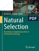 Natural Selection Revisiting Its Explanatory Role in Evolutionary Biology