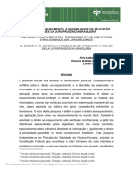 O Direito Ao Esquecimento-A Possibilidade de Aplicação Através Da Jurisprudência Brasileira