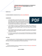 Ordenanza Reguladora de Espacios y Actividades en Las Playas de Villa San Luis La Herradura Departamento de La Paz