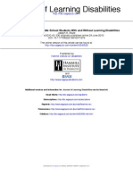 Note-Taking Skills of Middle Schoold Students With and Without Learning Disabilities