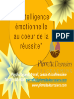 392 Lintelligence Emotionnelle Au Coeur de La Reussite Pierrette Desrosiers