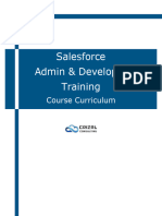 Salesforce Admin Dev Training Course Curriculum