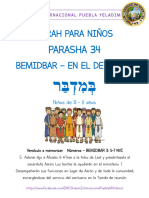 Parasha 34 - Bemidbar - Niños de 8 A 11 Años