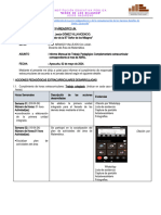 Informe Mensual de Docente (Abril)