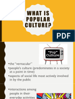 What Is Popular Culture