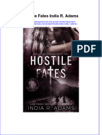 Dơnload Hostile Fates India R. Adams Full Chapter