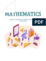 Complex Numbers and Quadratic Equations