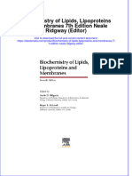 Get Biochemistry of Lipids, Lipoproteins and Membranes 7th Edition Neale Ridgway (Editor) PDF Full Chapter