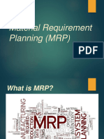 Material Requirement Planning