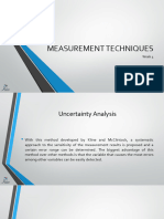 Measurement Techniques - Week 4