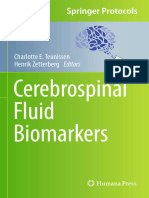 Cerebrospinal Fluid Biomarkers: Charlotte E. Teunissen Henrik Zetterberg Editors