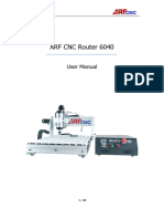 ARF CNC Router 6040: User Manual