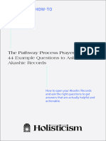 The Pathway Process 44 Akashic Records Questions