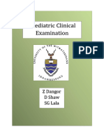 Paeds Clinical Examination Booklet