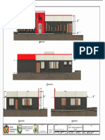 Const. Centro Artesanal Pozo Cavado Plano Facahada