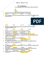 CH # 7 (Oscillations) - Physics 11 (TC)