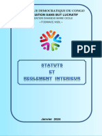 Fodimace - Asbl Stutus Et Reglement D'ordre