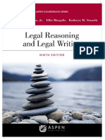 Legal Reasoning and Legal Writing 9th Edition1