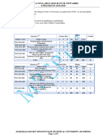 MRSPTU PGDCA 1st Year Syllabus 2019 Batch Onwards On 25-07-2019