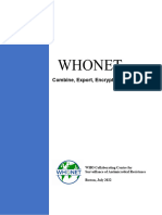 WHONET 13.combine Export Encrypt Data Files