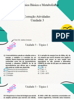 Bioquímica Básica e Metabolismo Auto Atividades 3